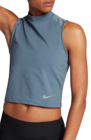 Women's Nike Power Women's Running Tank - Blue