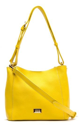 Frances Valentine Small June Leather Hobo - Yellow