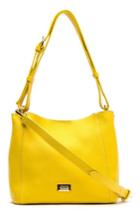 Frances Valentine Small June Leather Hobo - Yellow