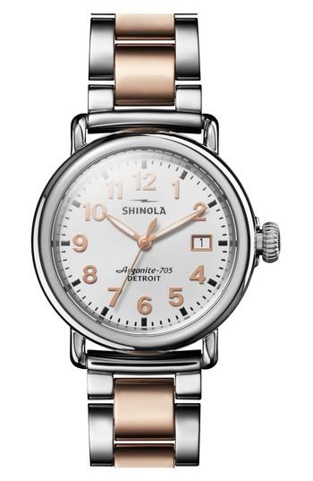 Women's Shinola The Runwell Bracelet Watch, 36mm