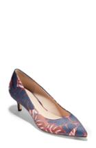 Women's Cole Haan Vesta Kitten Heel Pump .5 M - Blue