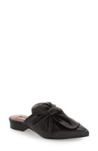 Women's Topshop 'pistachio' Bow Mule .5us / 41eu - Black