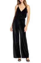 Women's Lira Clothing Velvet Jumpsuit - Black