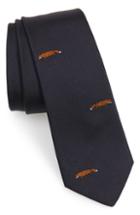 Men's Paul Smith Fox Silk Tie, Size - Black