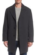 Men's Marc New York Herringbone Wool Blend Car Coat, Size - Grey