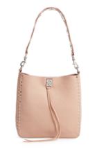 Rebecca Minkoff Small Studded Leather Feed Bag - Beige
