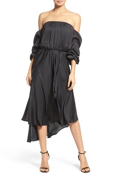 Women's Bardot Statement Sleeve Blouson Dress