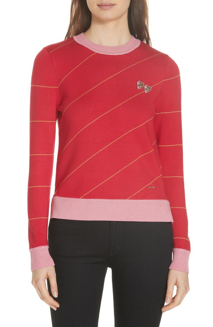 Women's Ted Baker London Color By Numbers Xavier Stripe Sweater
