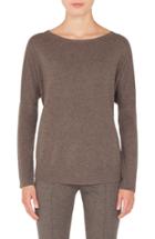 Women's Akris Punto Wool & Cashmere Drop Shoulder Sweater