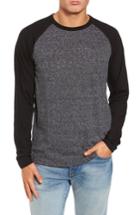 Men's Hurley Still Raglan Sleeve T-shirt - Black