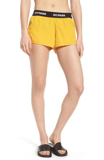 Women's Ivy Park Programme Shorts - Metallic