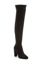 Women's Steve Madden 'emotions' Stretch Over The Knee Boot M - Black