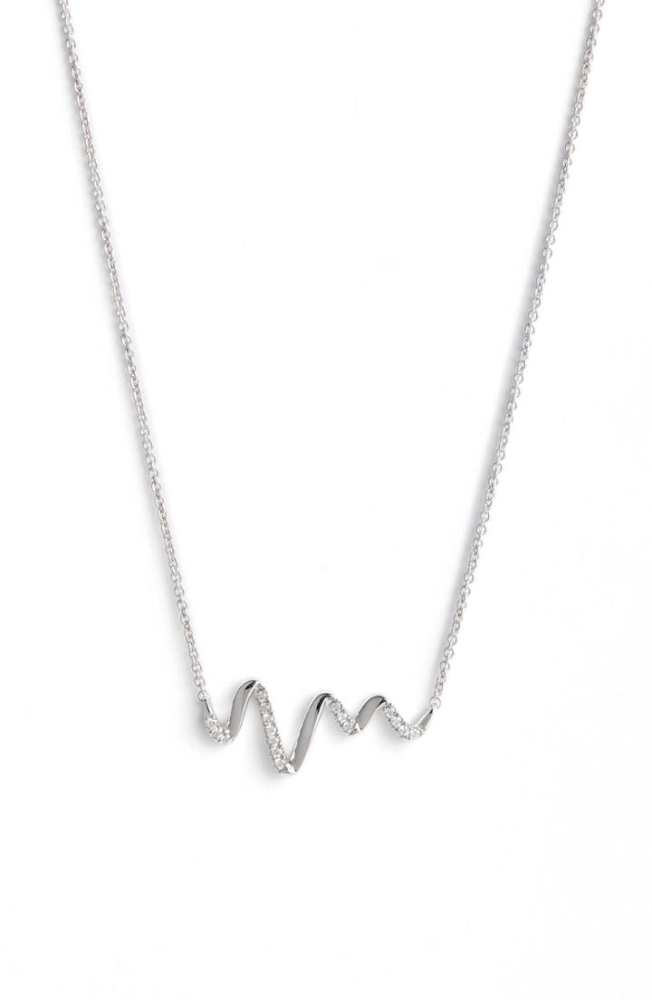Women's Dana Rebecca Designs Diamond Squiggle Pendant Necklace