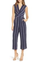Women's Speechless Stripe Jumpsuit - Blue