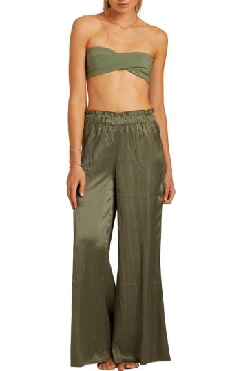 Women's Love Like Summer X Billabong Wide Leg Pants - Green