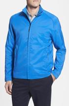 Men's Cutter & Buck 'blakely' Weathertec Wind & Water Resistant Full Zip Jacket - Blue