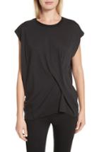 Women's Rag & Bone Draped Top, Size - Black