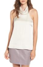 Women's Astr The Label Tie Back Satin Halter Top