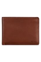 Men's Tumi 'chambers' Leather Wallet - Brown
