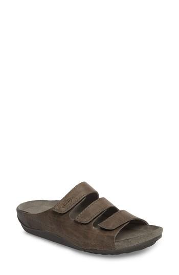 Women's Wolky Nomad Slide Sandal .5-6us / 36eu - Grey