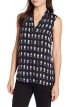 Women's Nic+zoe City Window Sleeveless Top - Black