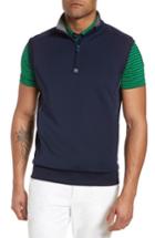 Men's Bobby Jones Quarter Zip Tech Vest - Blue