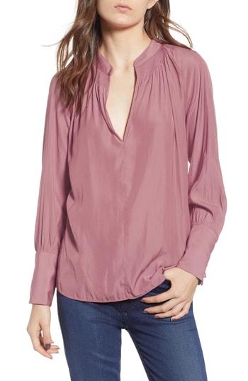 Women's Chelsea28 Smocked Neck Top - Pink