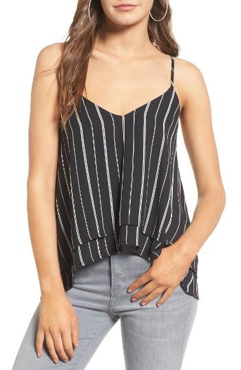 Women's Bp. Layered High/low Hem Tank, Size - Black