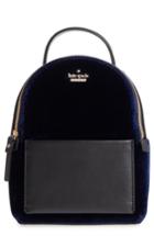 Kate Spade New York Watson Lane Velvet Merry Convertible Backpack - Blue