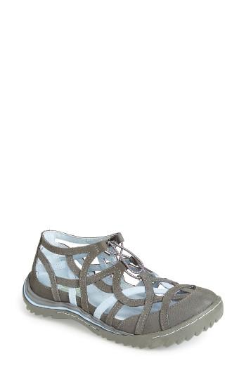 Women's Jambu Roman Strappy Sneaker M - Grey