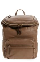 Vince Camuto Patch Convertible Leather Backpack -