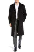 Men's Hart Schaffner Marx Sheffield Classic Fit Cashmere Overcoat R - Black