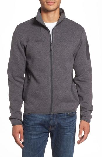 Men's Arc'teryx 'covert' Relaxed Fit Technical Fleece Zip Jacket - Blue