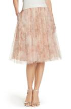 Women's Jenny Yoo 'lucy' Print Tulle Skirt - Pink