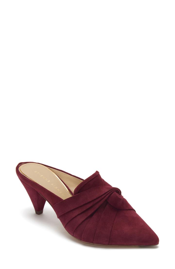 Women's Etienne Aigner Pavana Mule .5 M - Burgundy