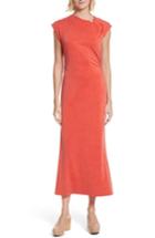 Women's Rachel Comey Elipse Ruched Dress - Coral
