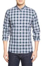 Men's Nordstrom Men's Shop Plaid Sport Shirt - White
