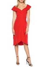Women's Bardot Bella Tulip Hem Dress - Red