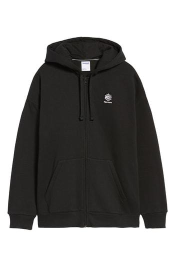 Men's Reebok Fleece Zip Hoodie - Black