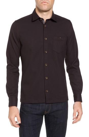 Men's Ted Baker London Digon Dobby Shirt (s) - Purple
