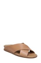 Women's Vince Fairley Cross Strap Sandal .5 M - Brown