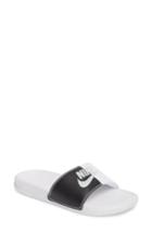 Women's Nike Benassi Jdi Slide Sandal M - White