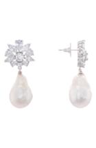 Women's Nina Baroque Freshwater Pearl Cluster Earrings