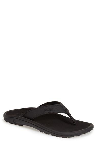 Men's Olukai 'ohana' Flip Flop M - Black