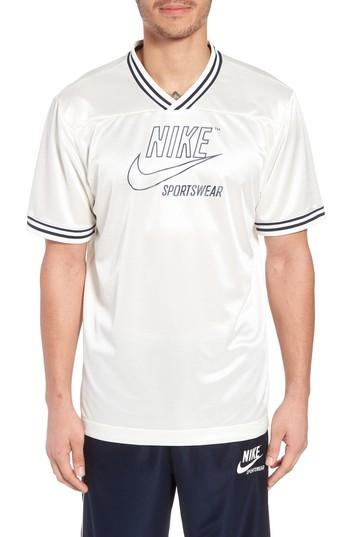 Men's Nike Nsw Archive V-neck T-shirt - White
