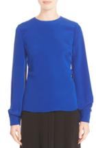 Women's Cushnie Et Ochs Silk Slit Sleeve Blouse