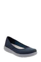 Women's Clarks Jocolin Myla Flat N - Blue