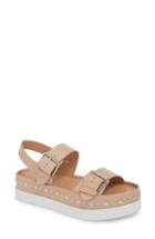 Women's Linea Paolo Remi Platform Sandal .5 M - Beige