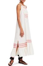 Women's Free People Another Love Smocked Midi Dress - Ivory