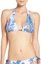 Women's Tommy Bahama Reversible Paisley Print Bikini Top